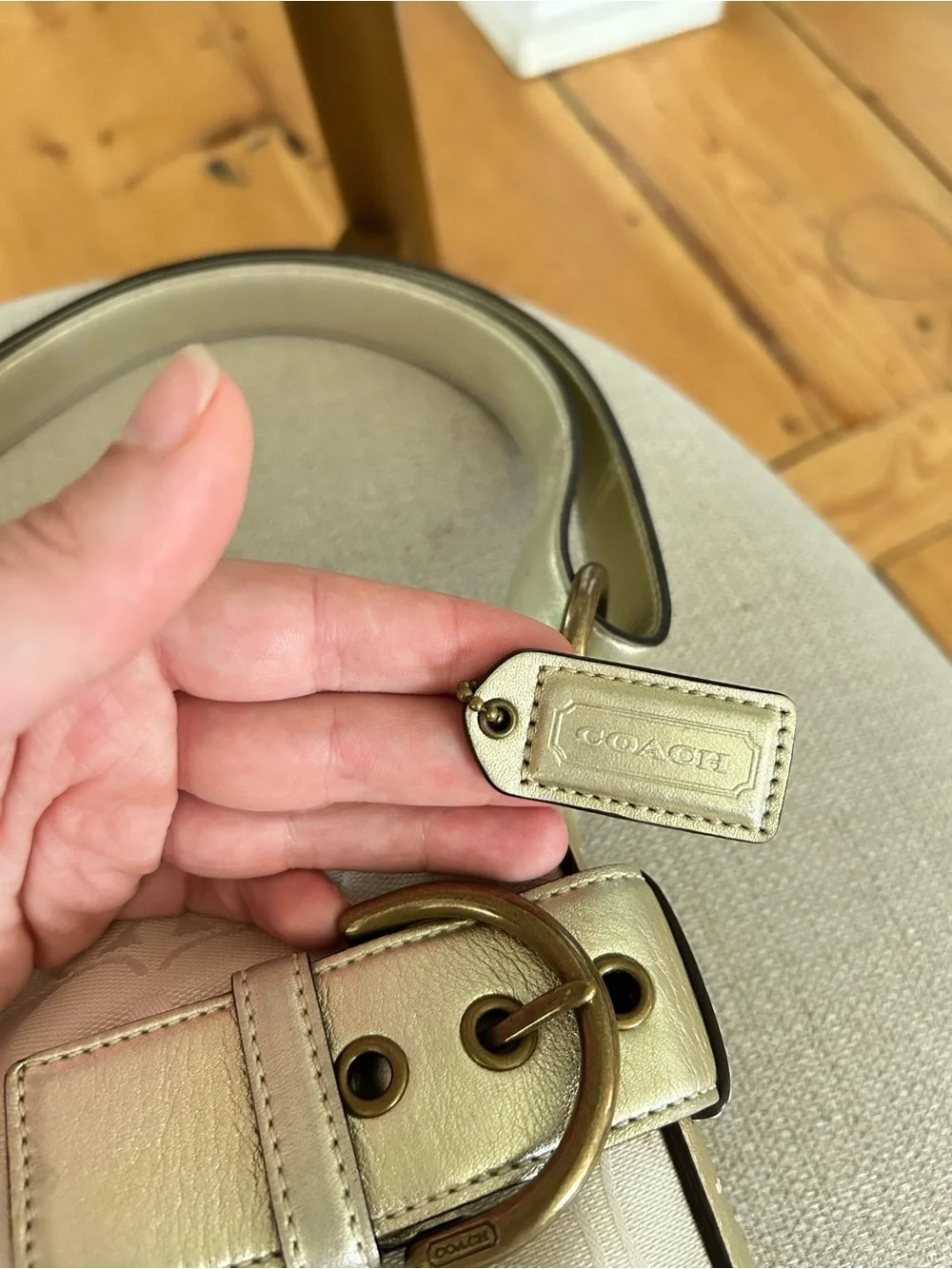 Coach stylish beige